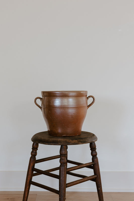 Vintage Double Handle Crock