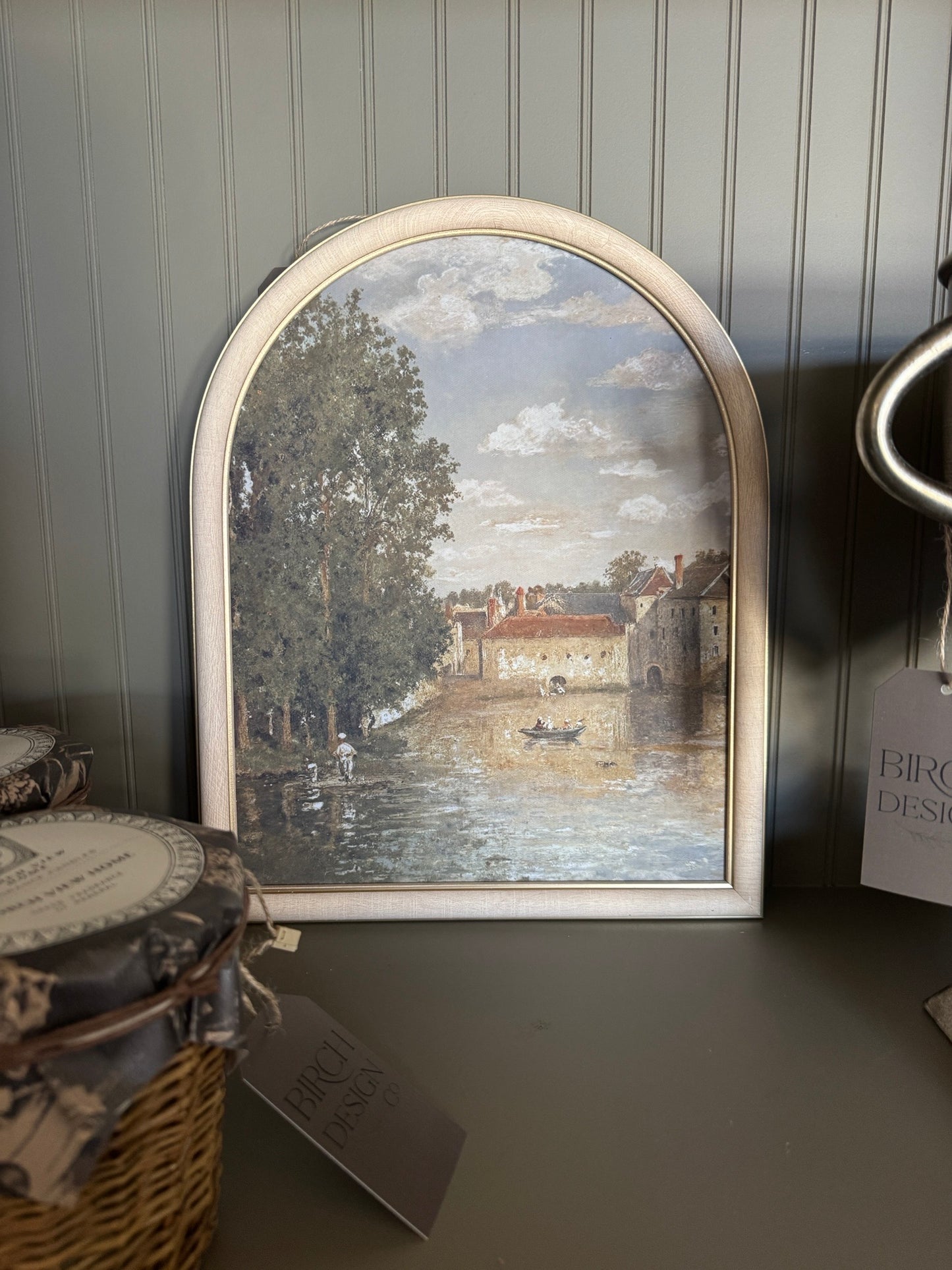 River Landscape Arch Framed Art 12x15