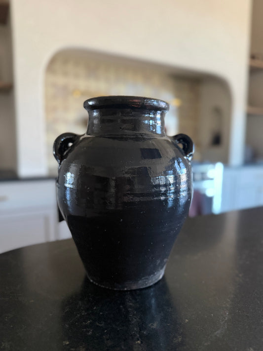 Found Decorative Clay Jar