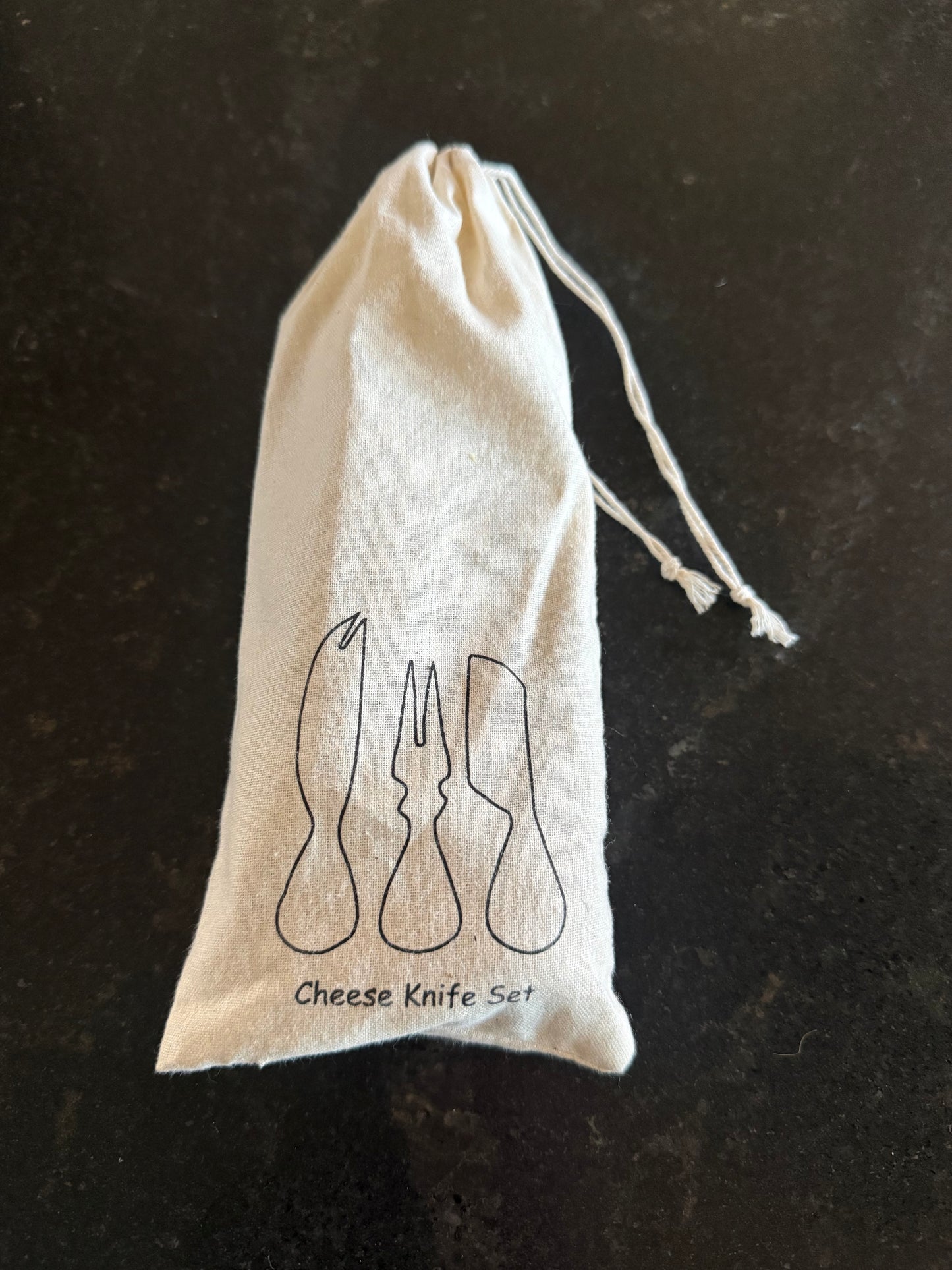 Hand Forged Iron Cheese Knives Set of 3