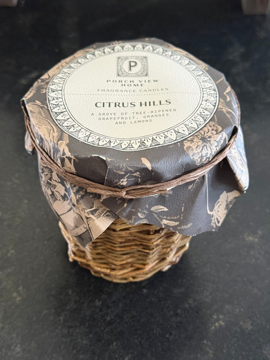 Rattan Wrapped Candle - 3 scents