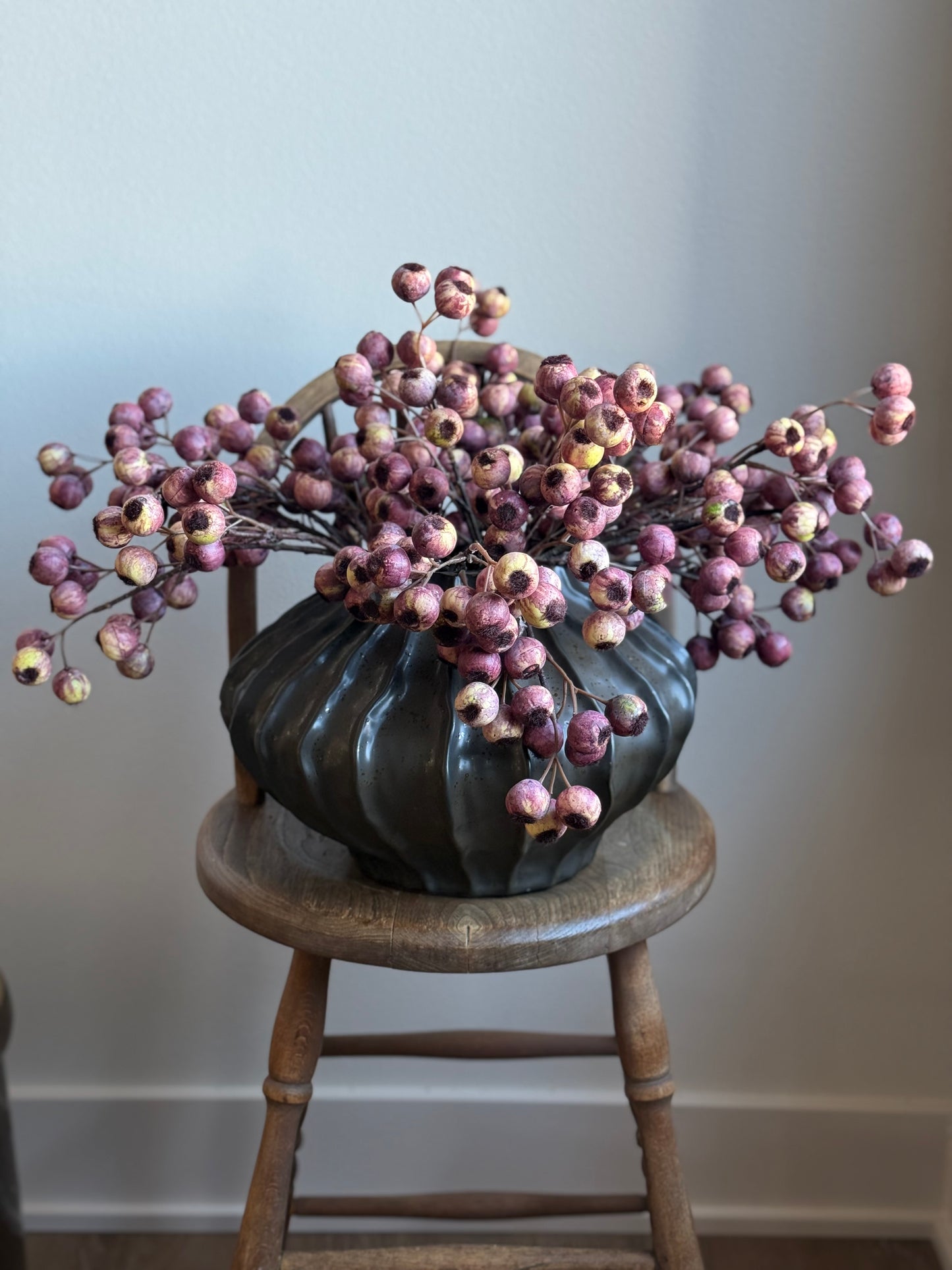 Artificial Hawthorn Berry Eventide Stem