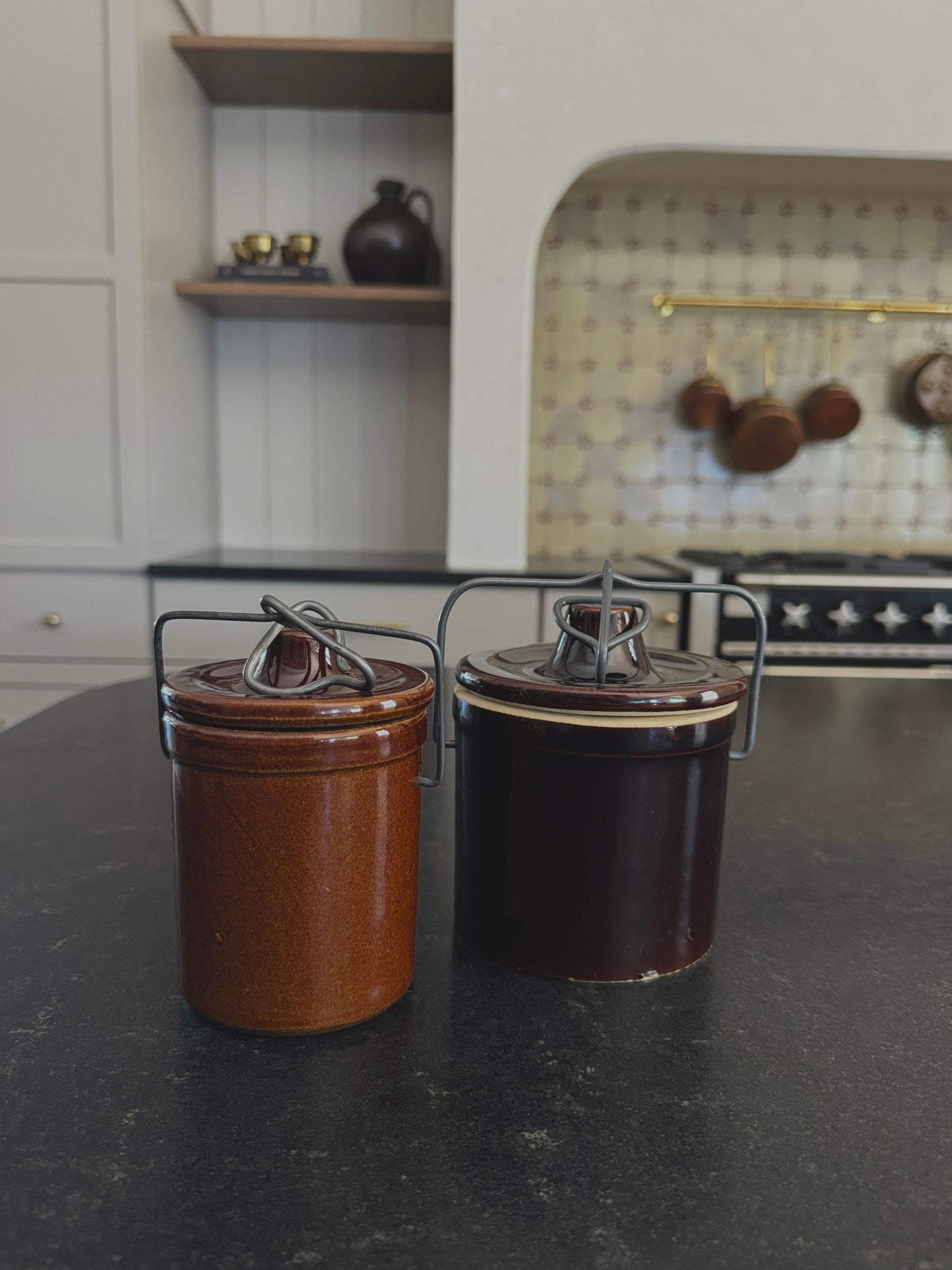 Mini Crock Set - Vintage