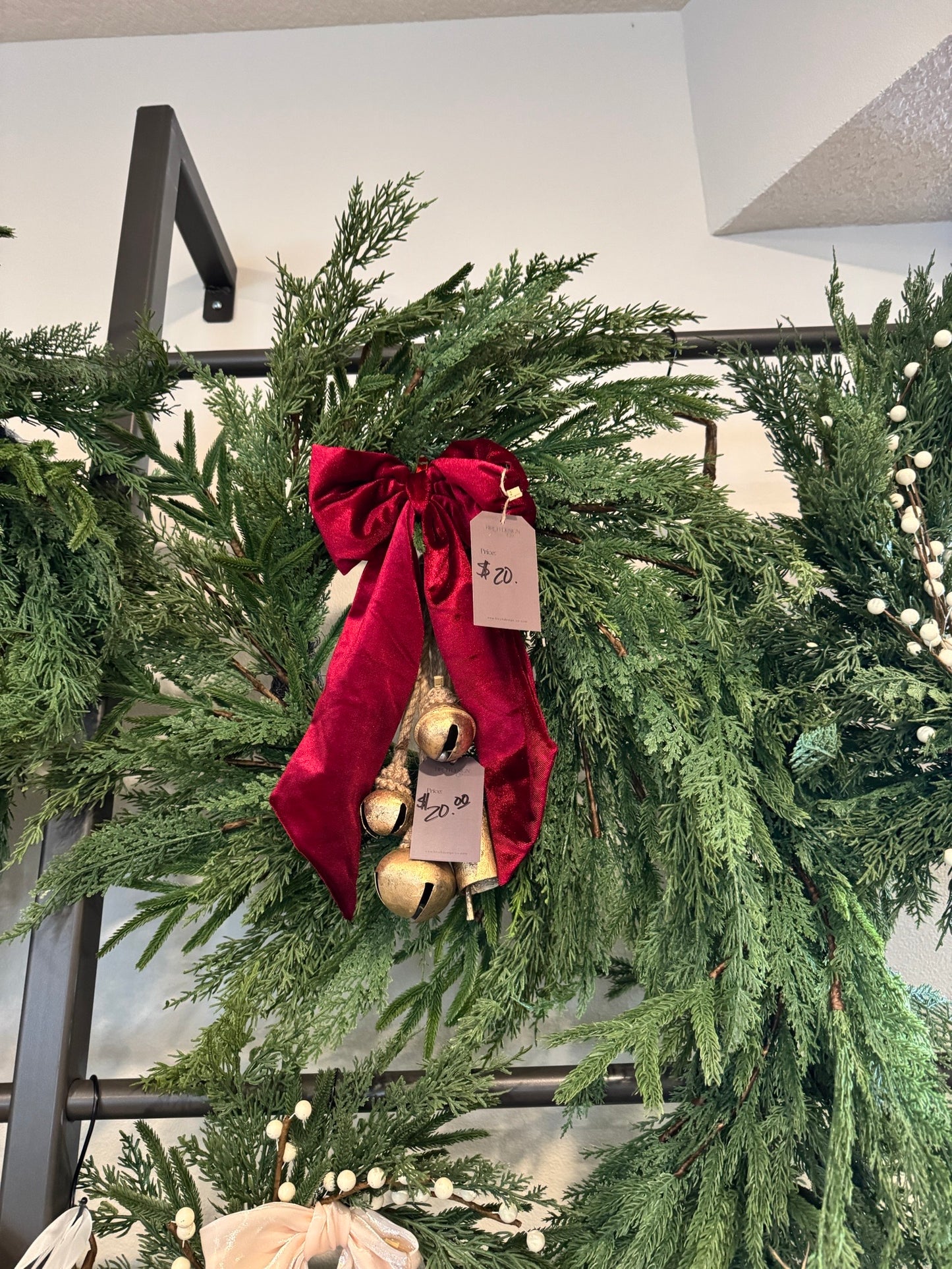 Mixed Cypress and Norfolk Wreath - Large