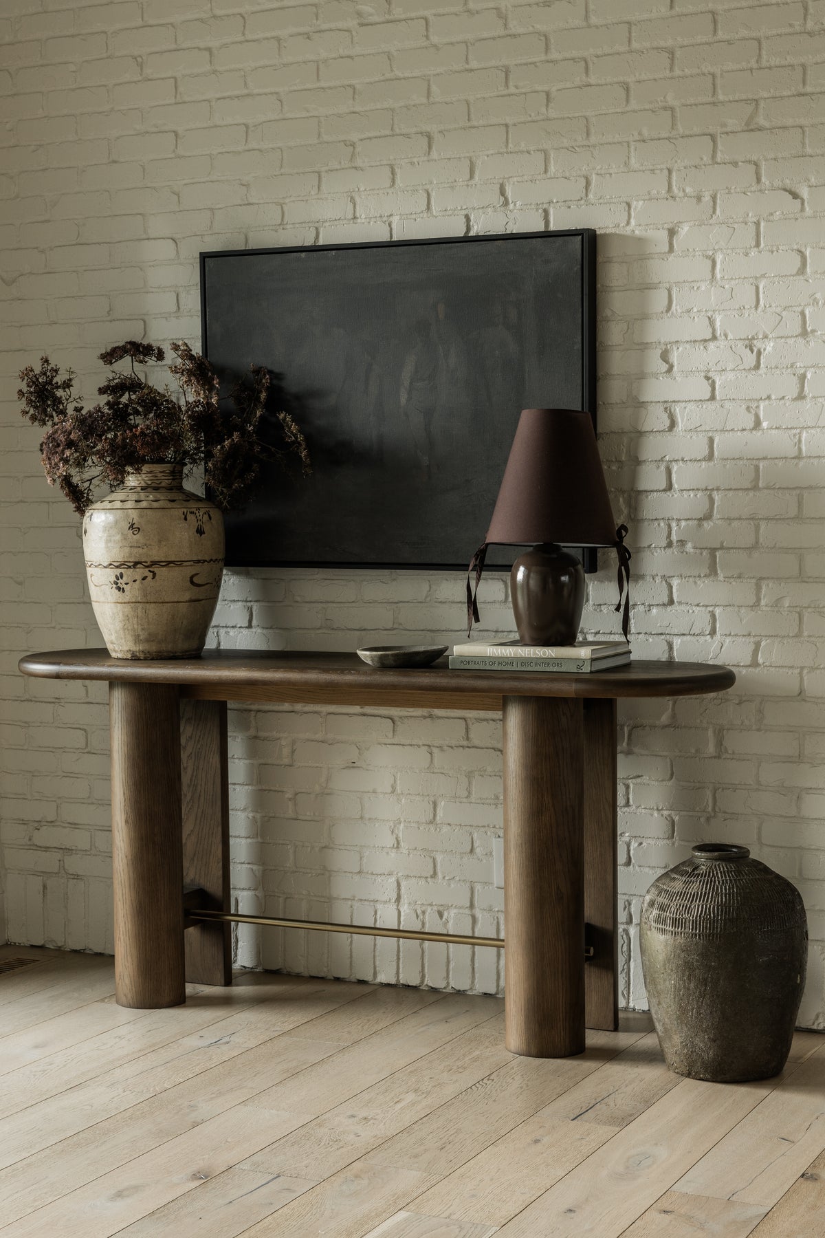 Brooks Oak Console Table