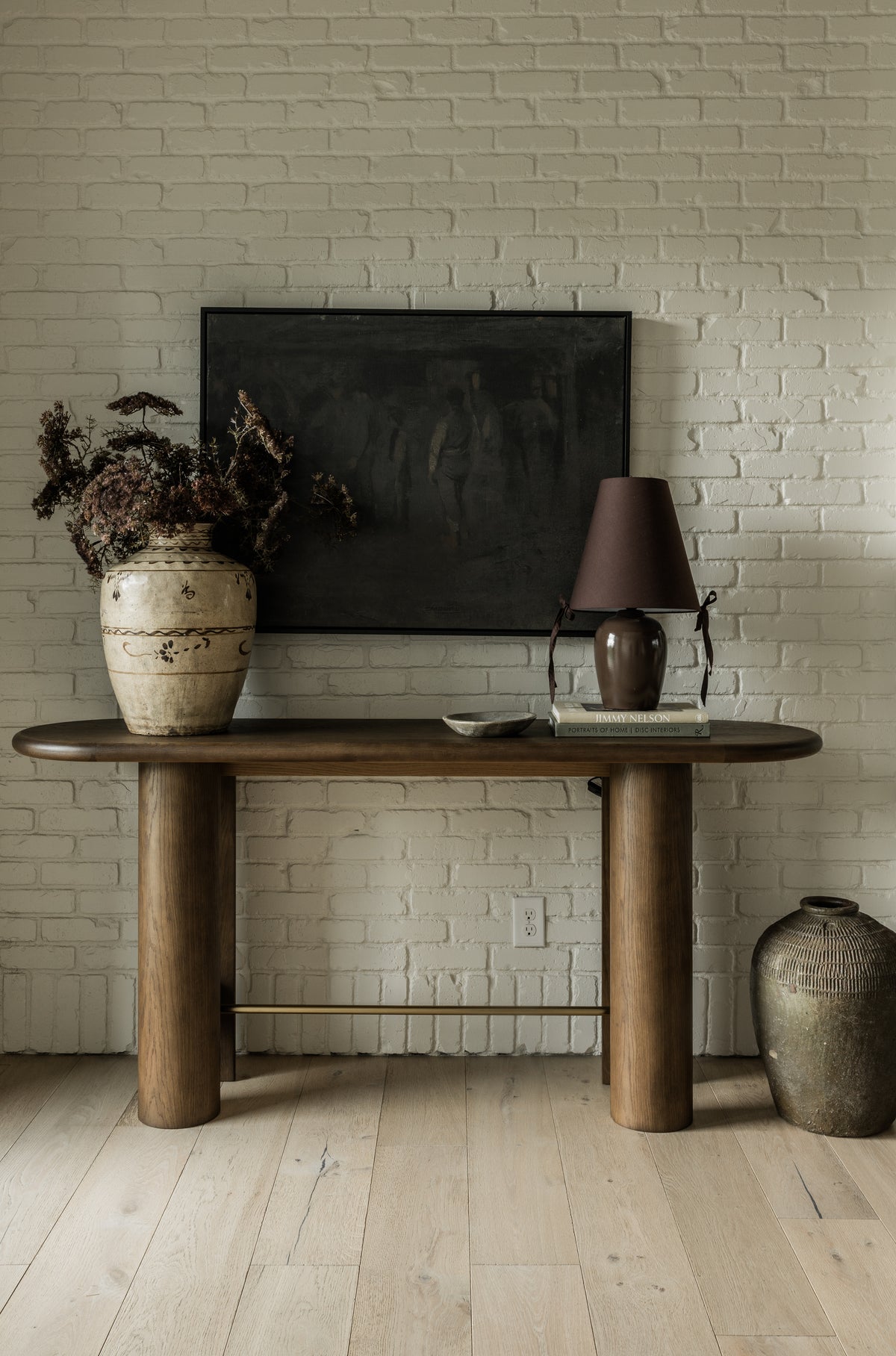 Brooks Oak Console Table