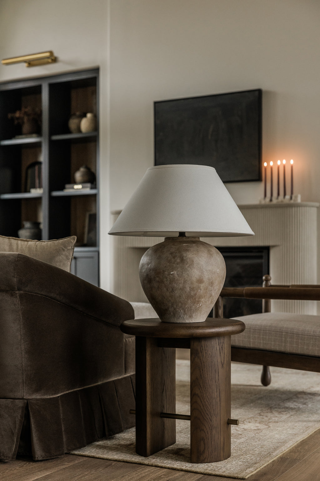 Brooks Oak Side Table