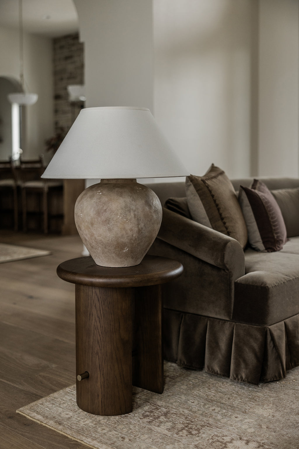 Brooks Oak Side Table