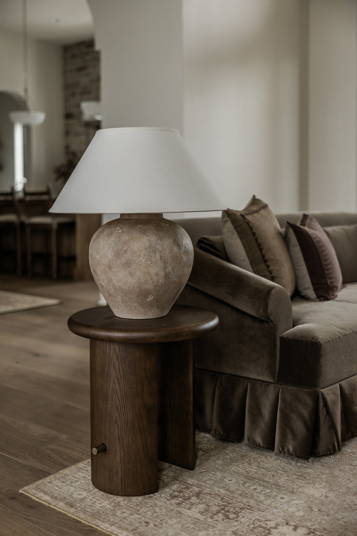 Brooks Oak Side Table