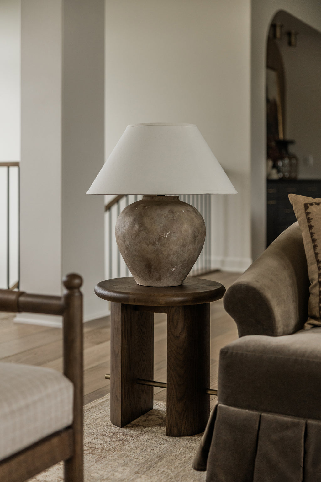 Brooks Oak Side Table