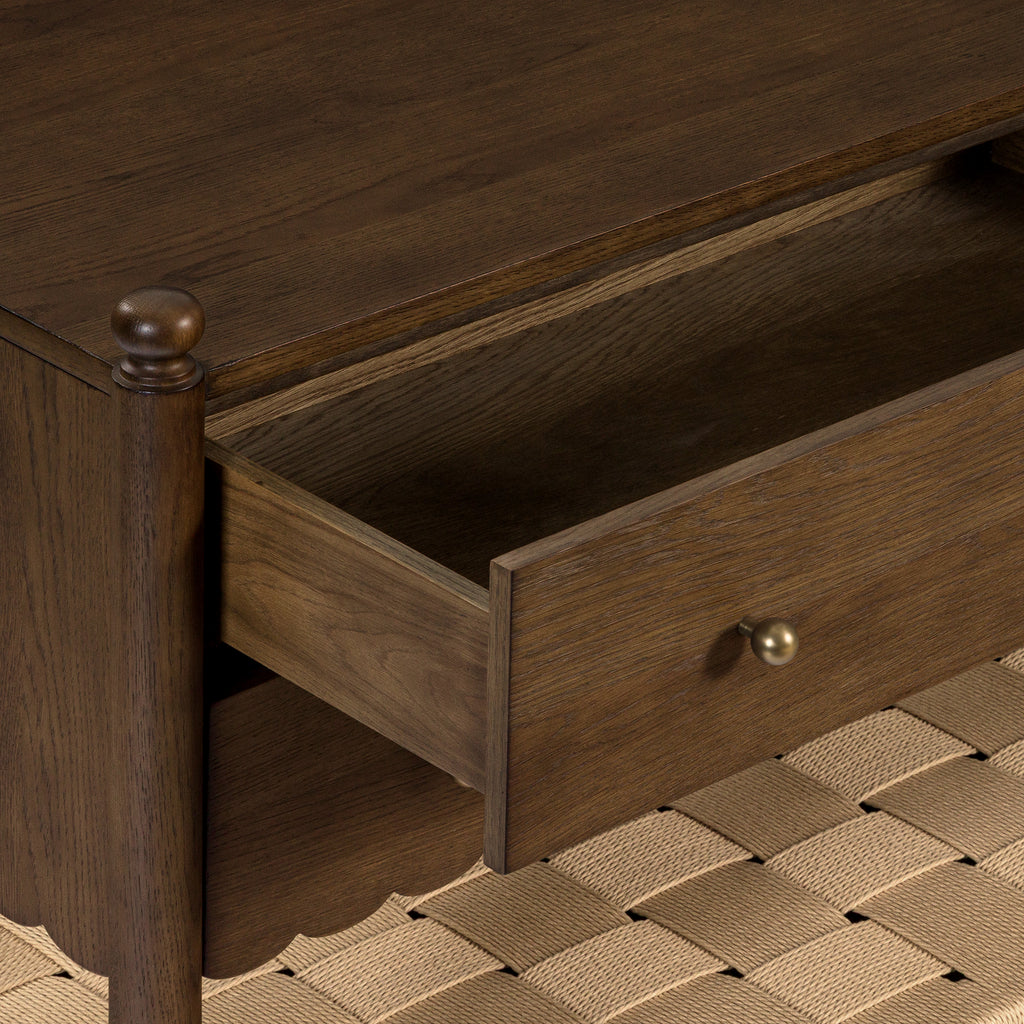 James 4-Drawer Oak Dresser