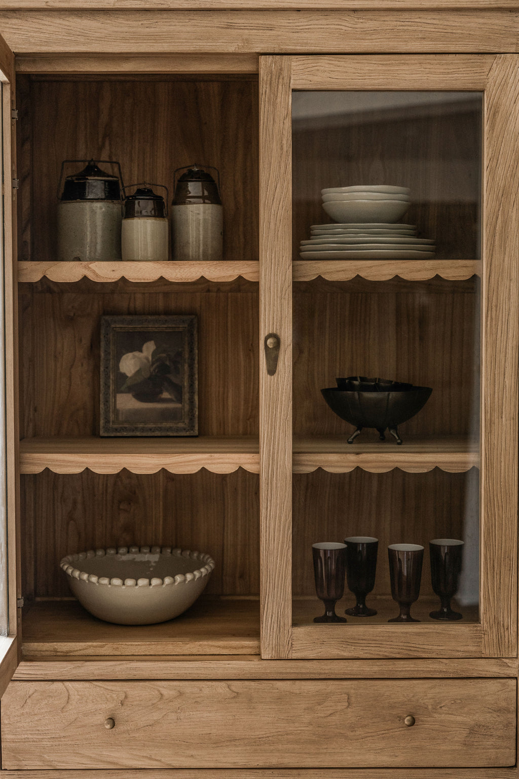 Darlene Reclaimed Elm Hutch