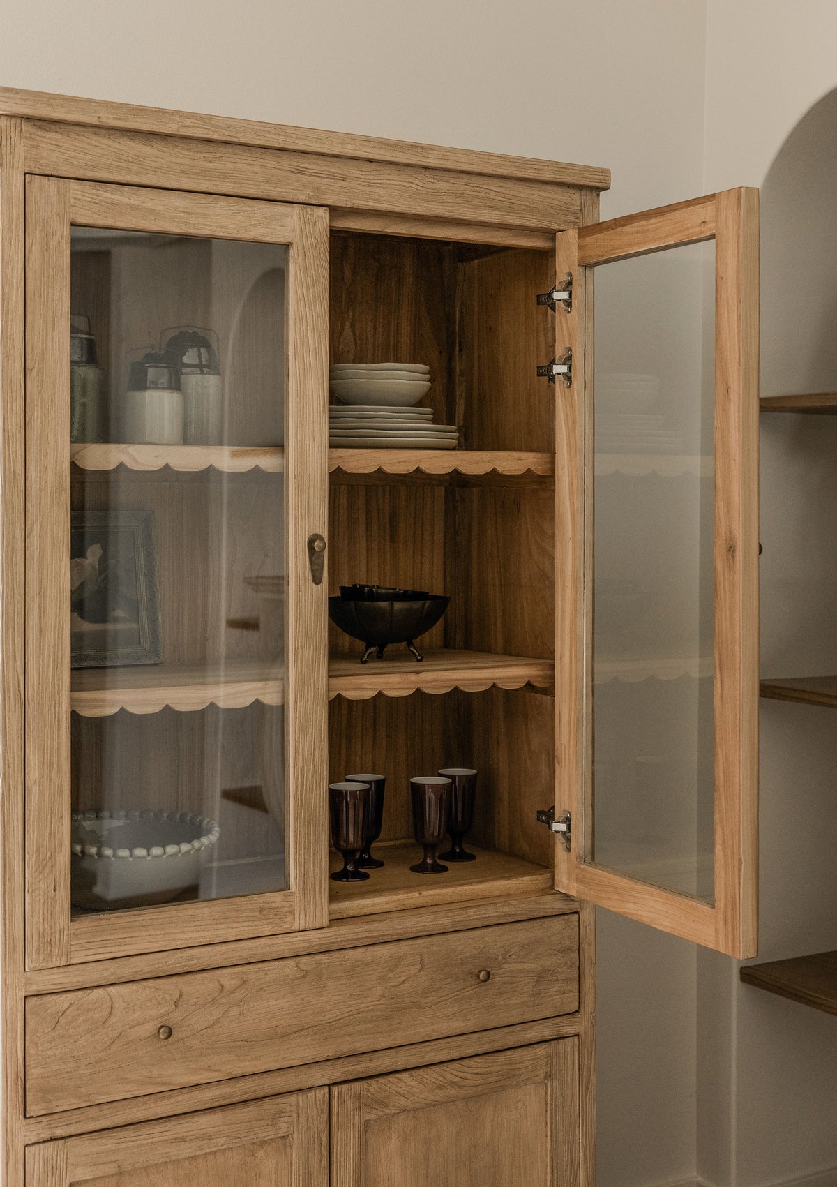 Darlene Reclaimed Elm Hutch