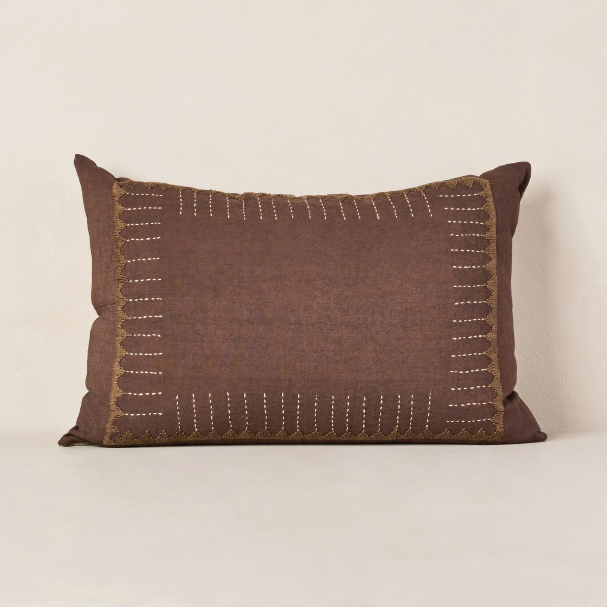 Langley Stitch Lumbar Pillow