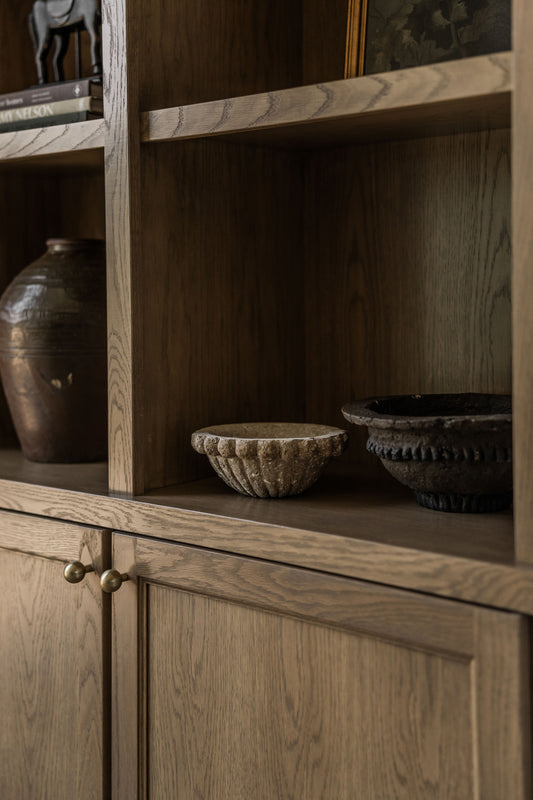 Charcoal Paper Mache Bowl