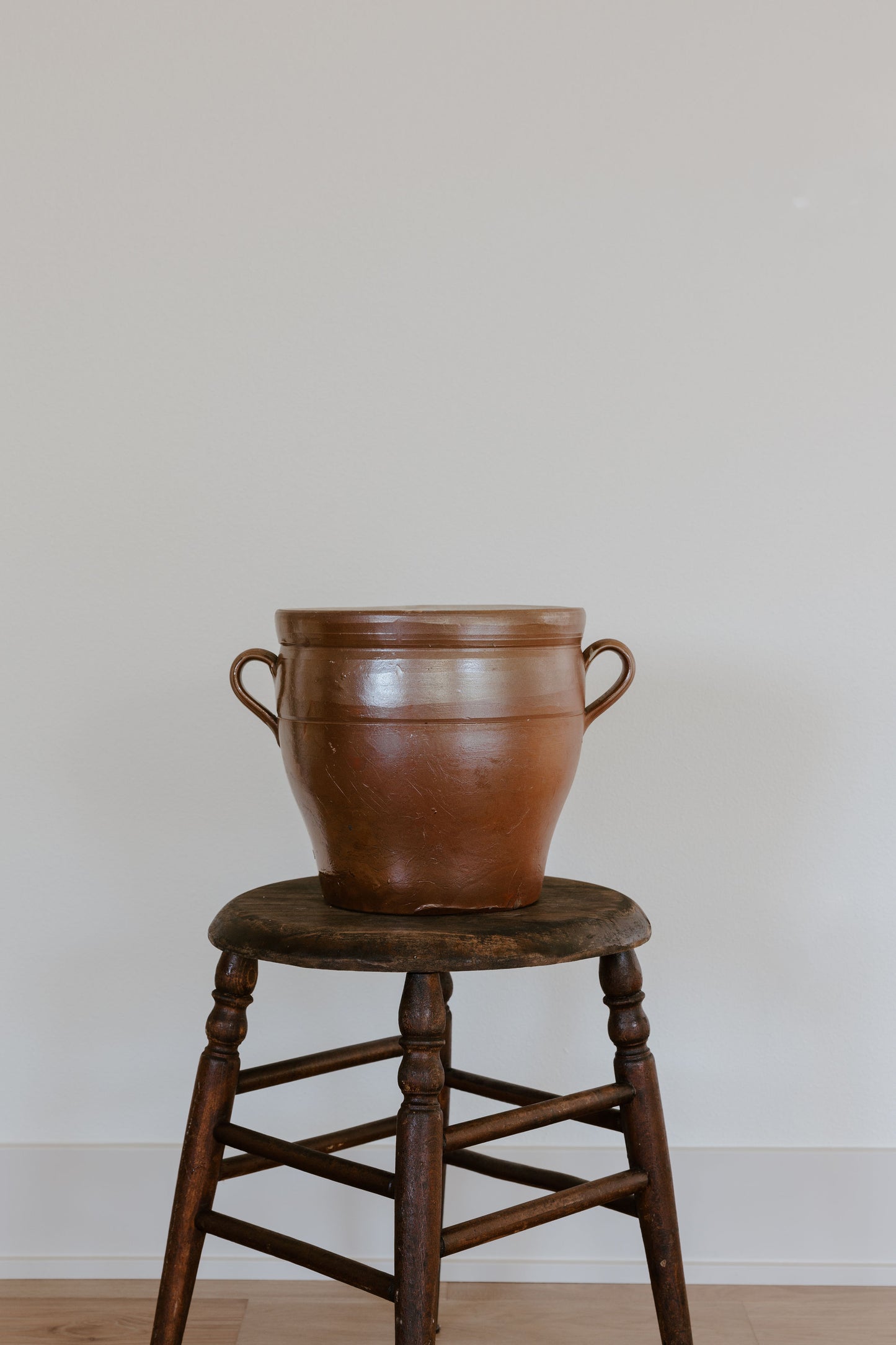 Vintage Double Handle Crock
