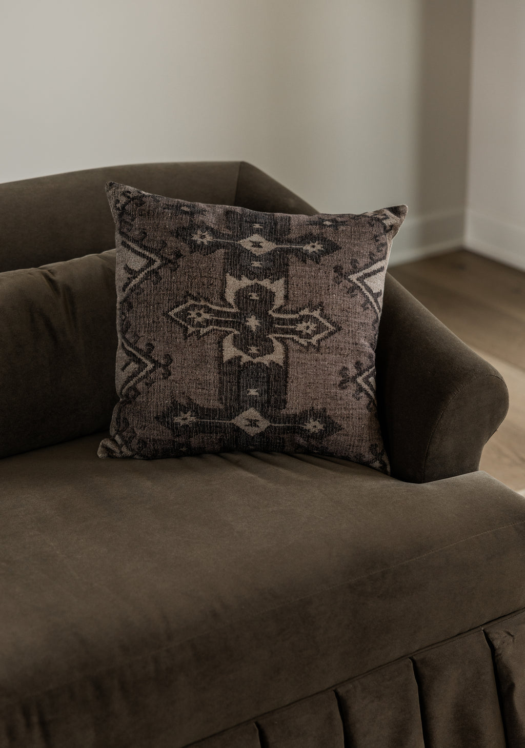 Sable Printed Throw Pillow