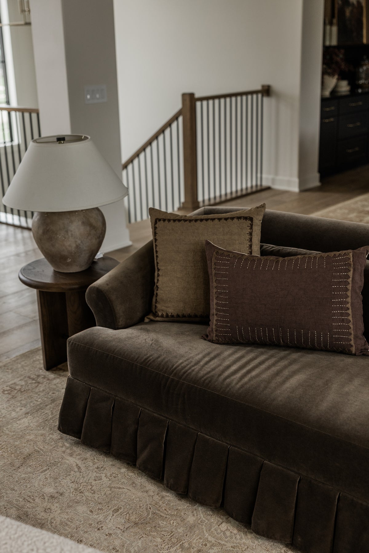 Langley Stitch Lumbar Pillow