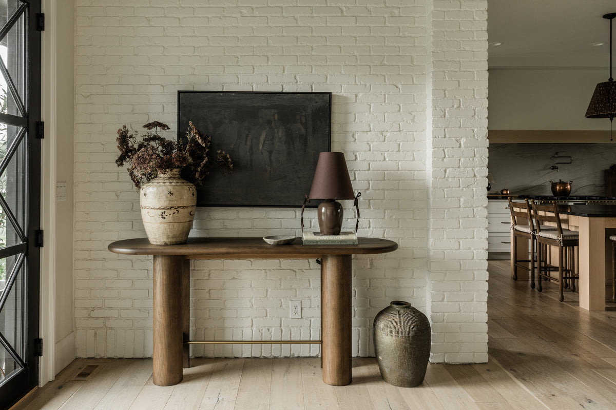 Brooks Oak Console Table