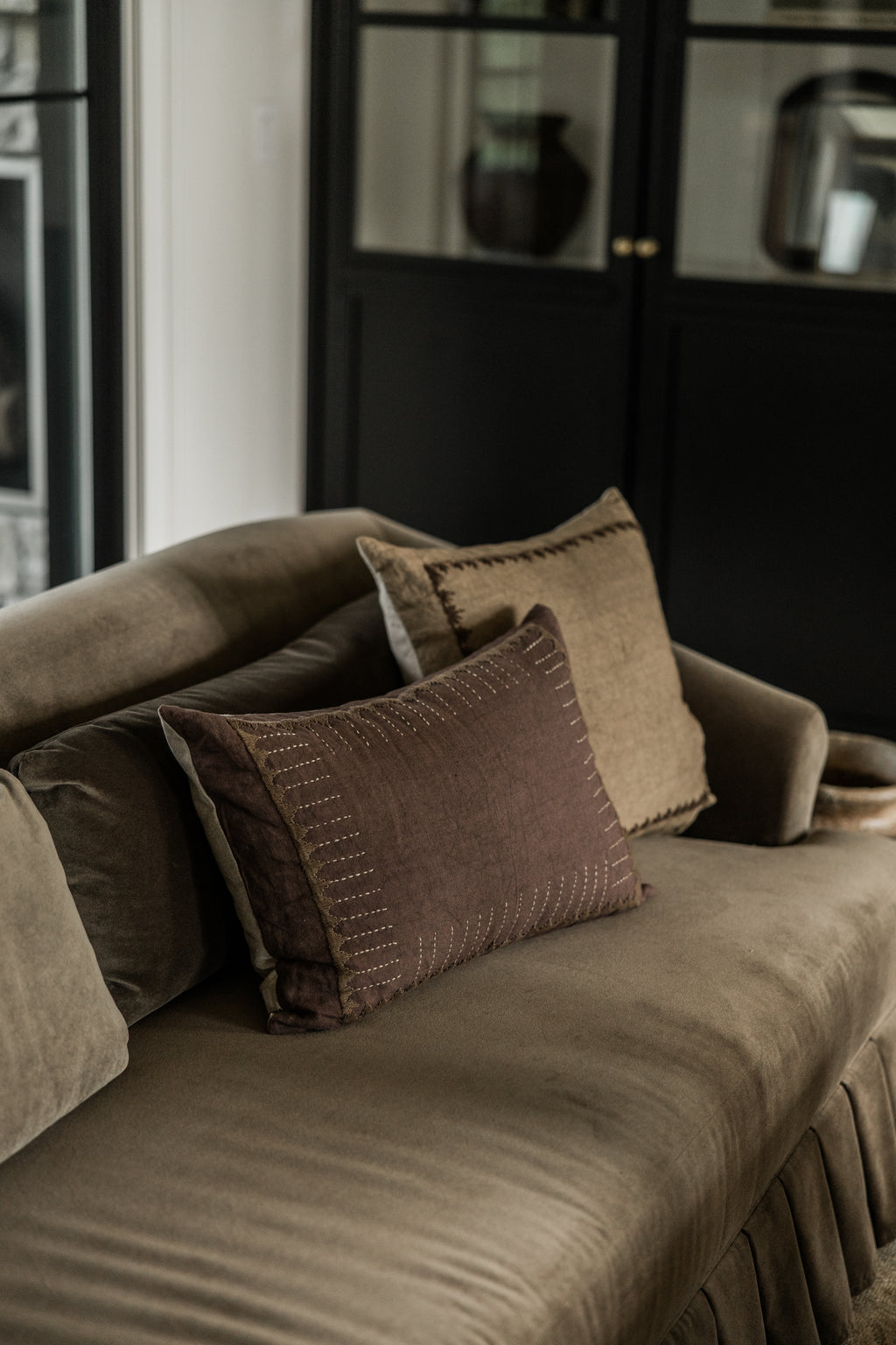 Mesa Stitch Throw Pillow