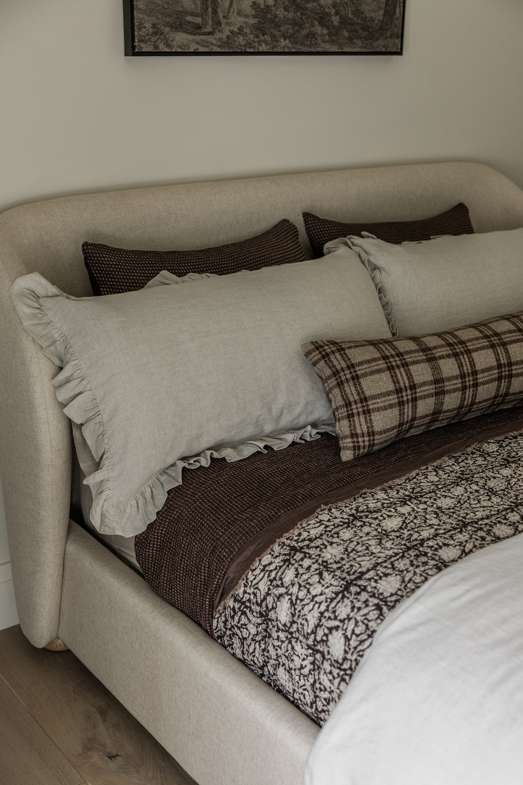Willowmere Ruffle Linen Shams