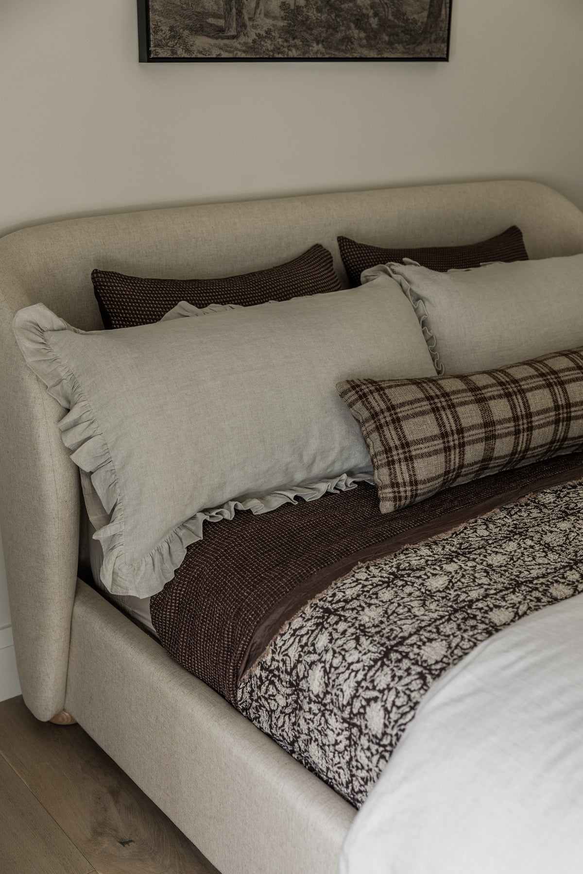 Willowmere Ruffle Linen Shams
