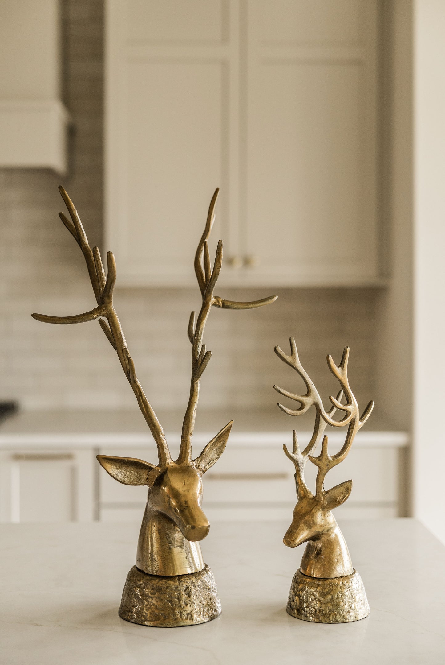 Brass Deer Head