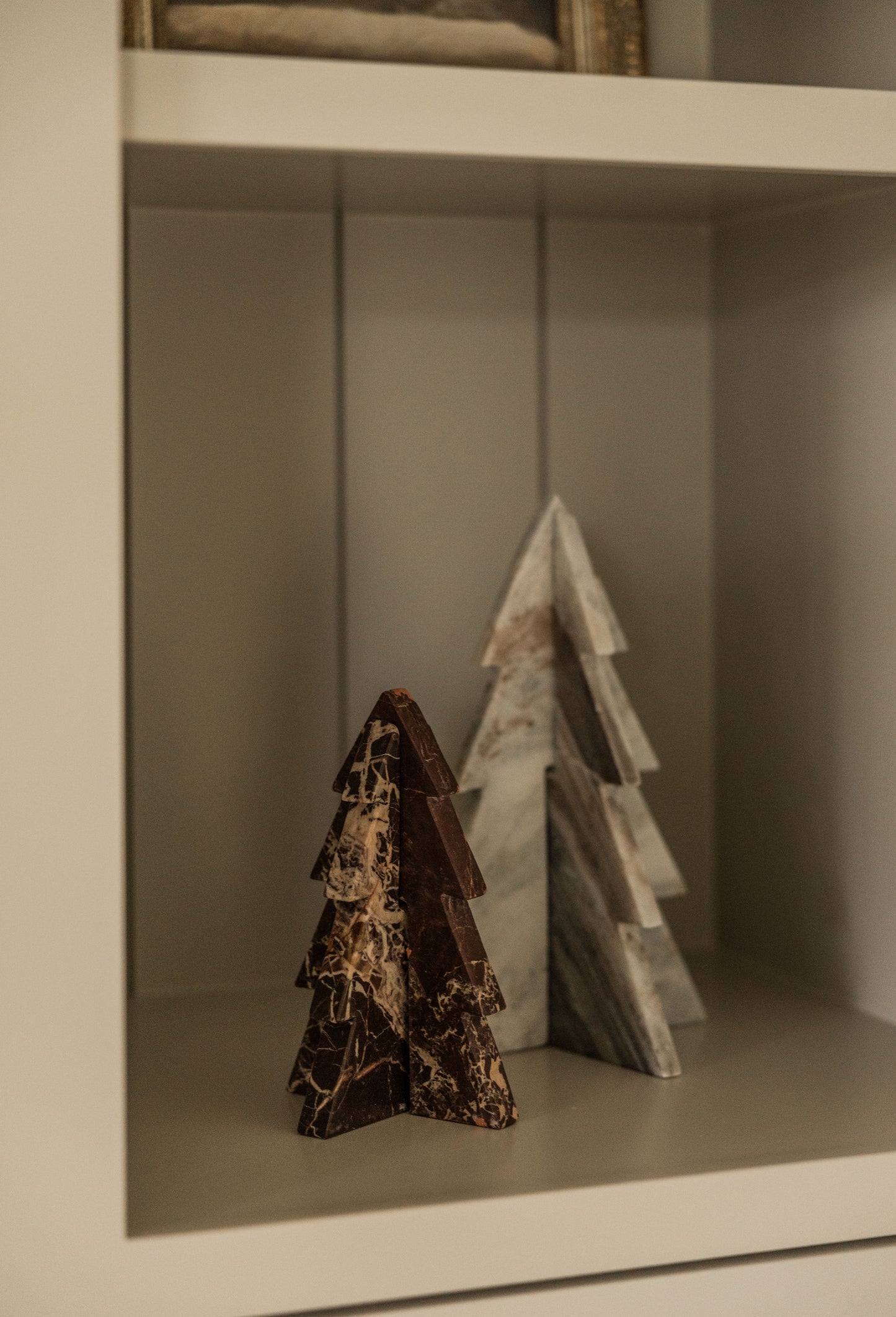 Burgundy Interlocking Marble Tree