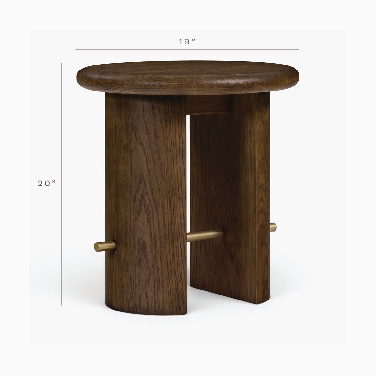 Brooks Oak Side Table