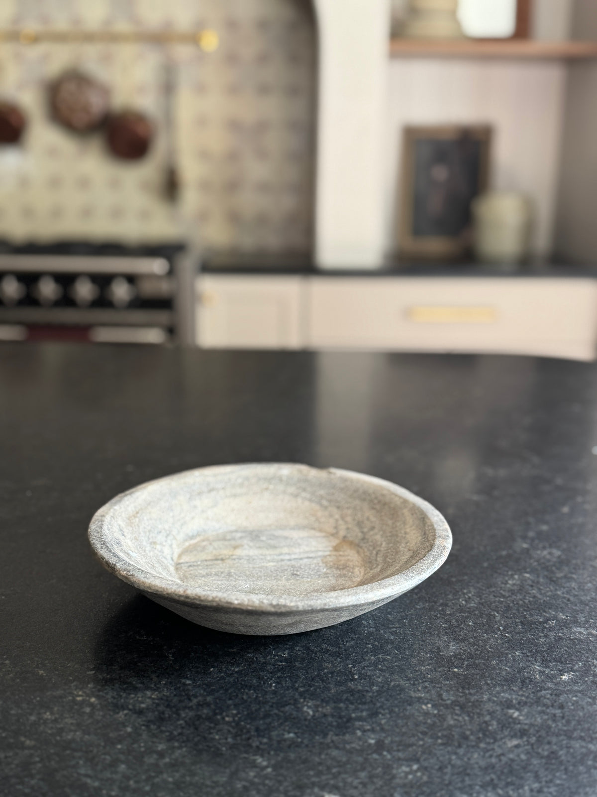 Vintage Marble Bowl - Medium