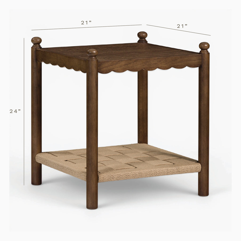 Declan Oak End Table