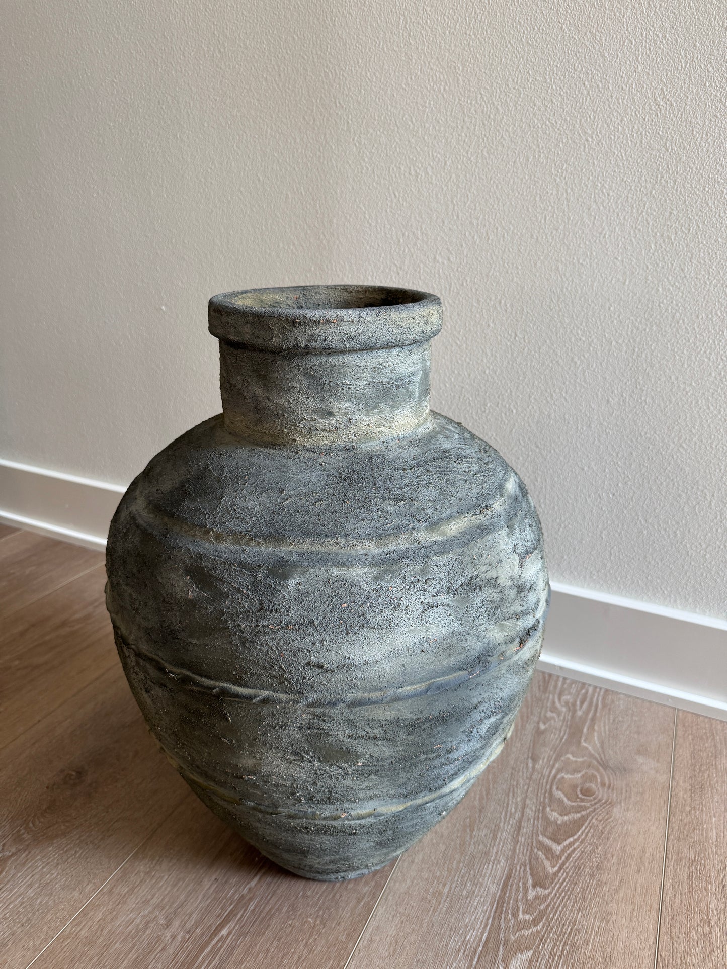 Distressed Floor Vase