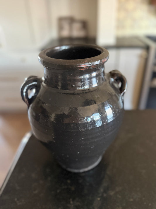 Found Decorative Clay Jar