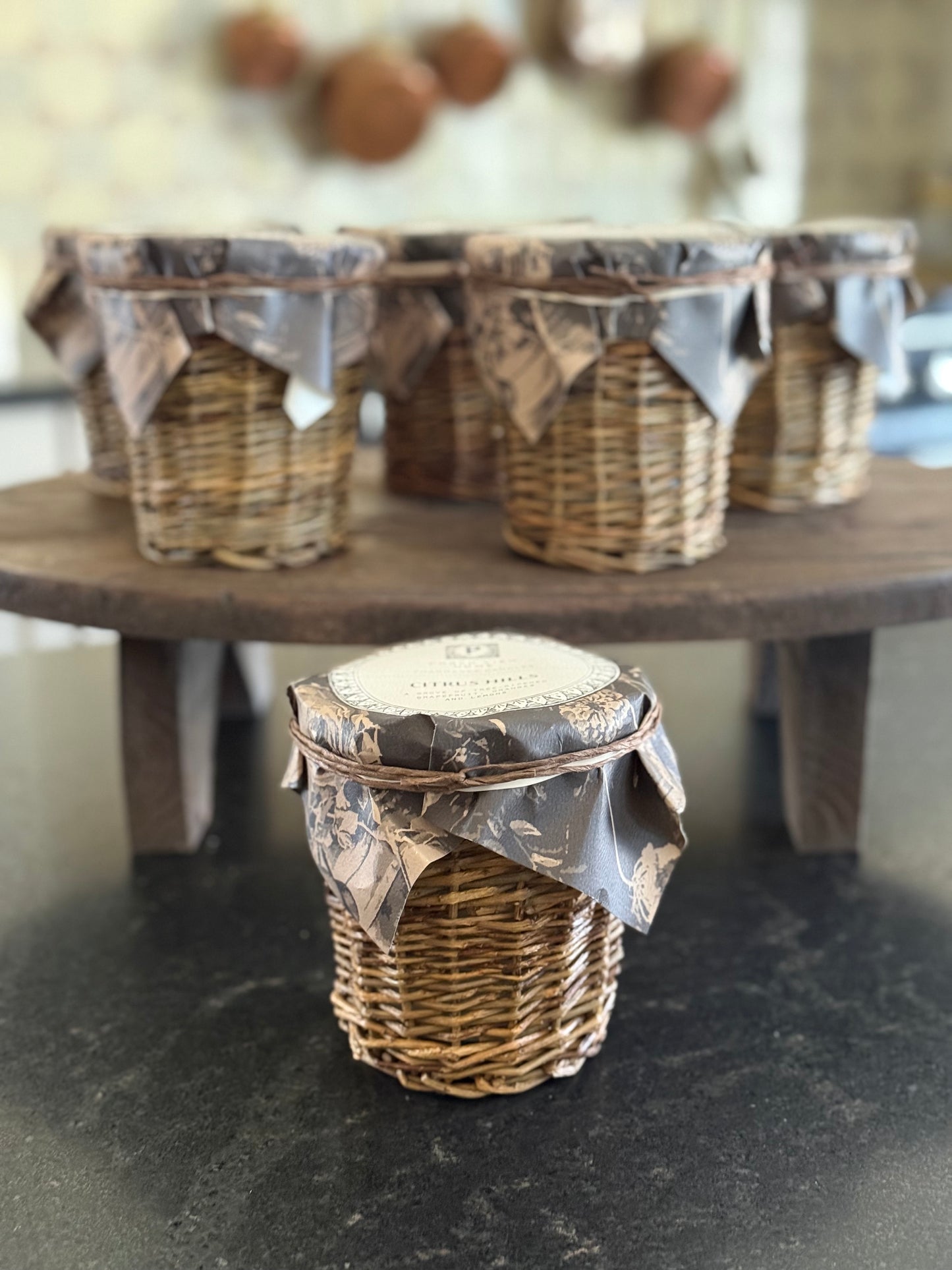 Rattan Wrapped Candle - 3 scents