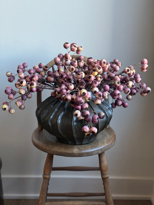 Artificial Hawthorn Berry Eventide Stem