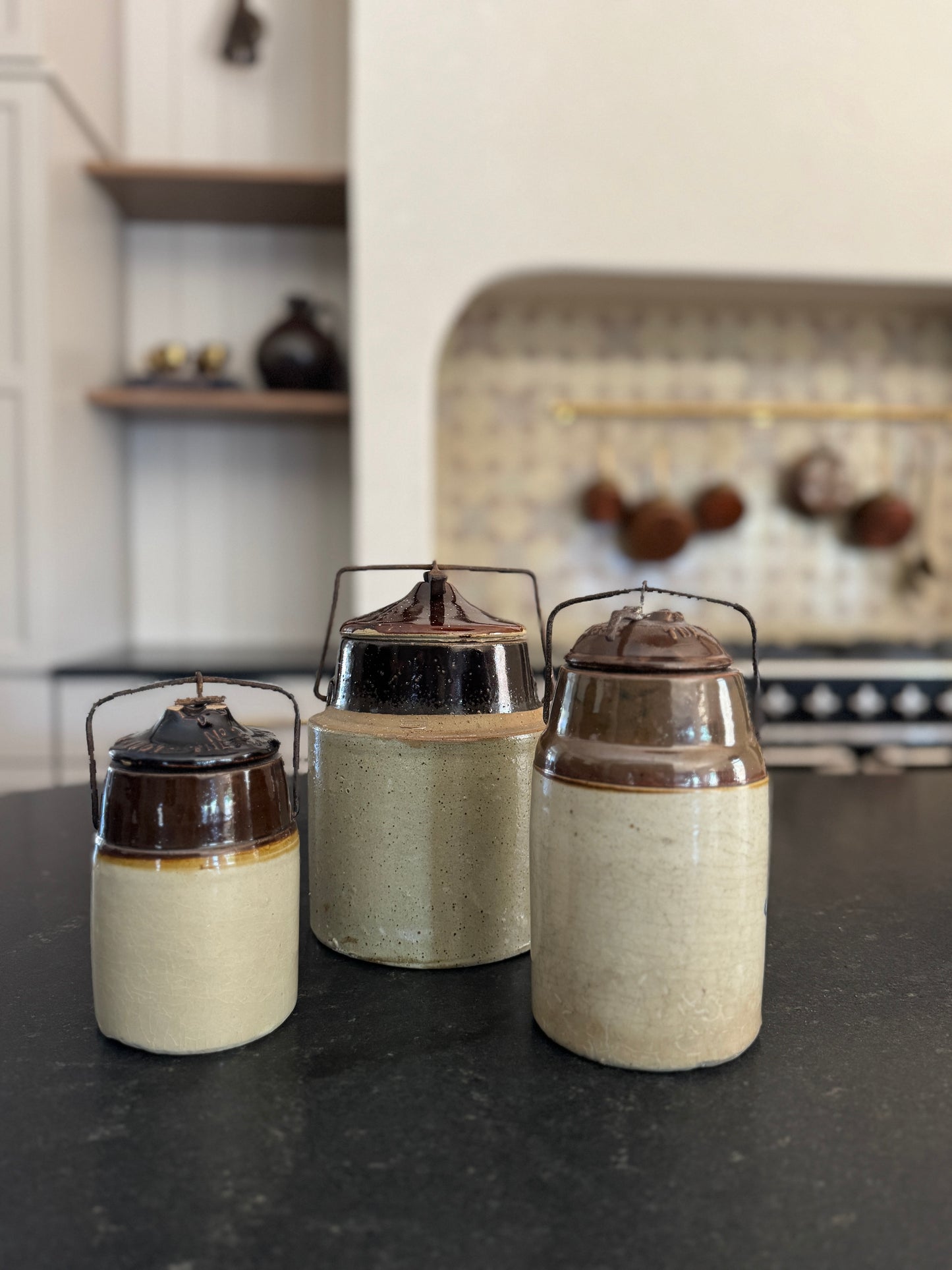 Stoneware Fruit Jar - Vintage