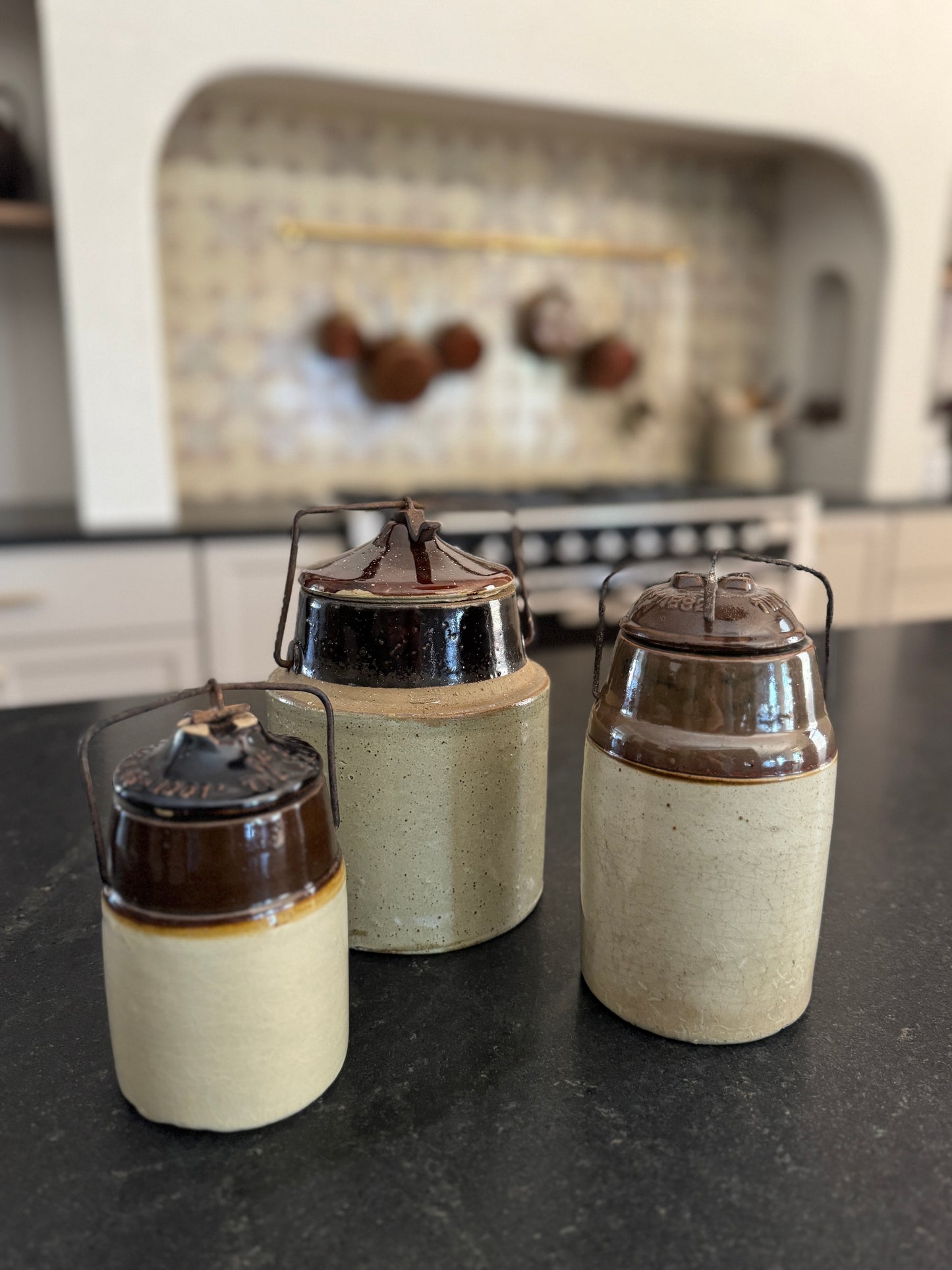 Stoneware Fruit Jar - Vintage