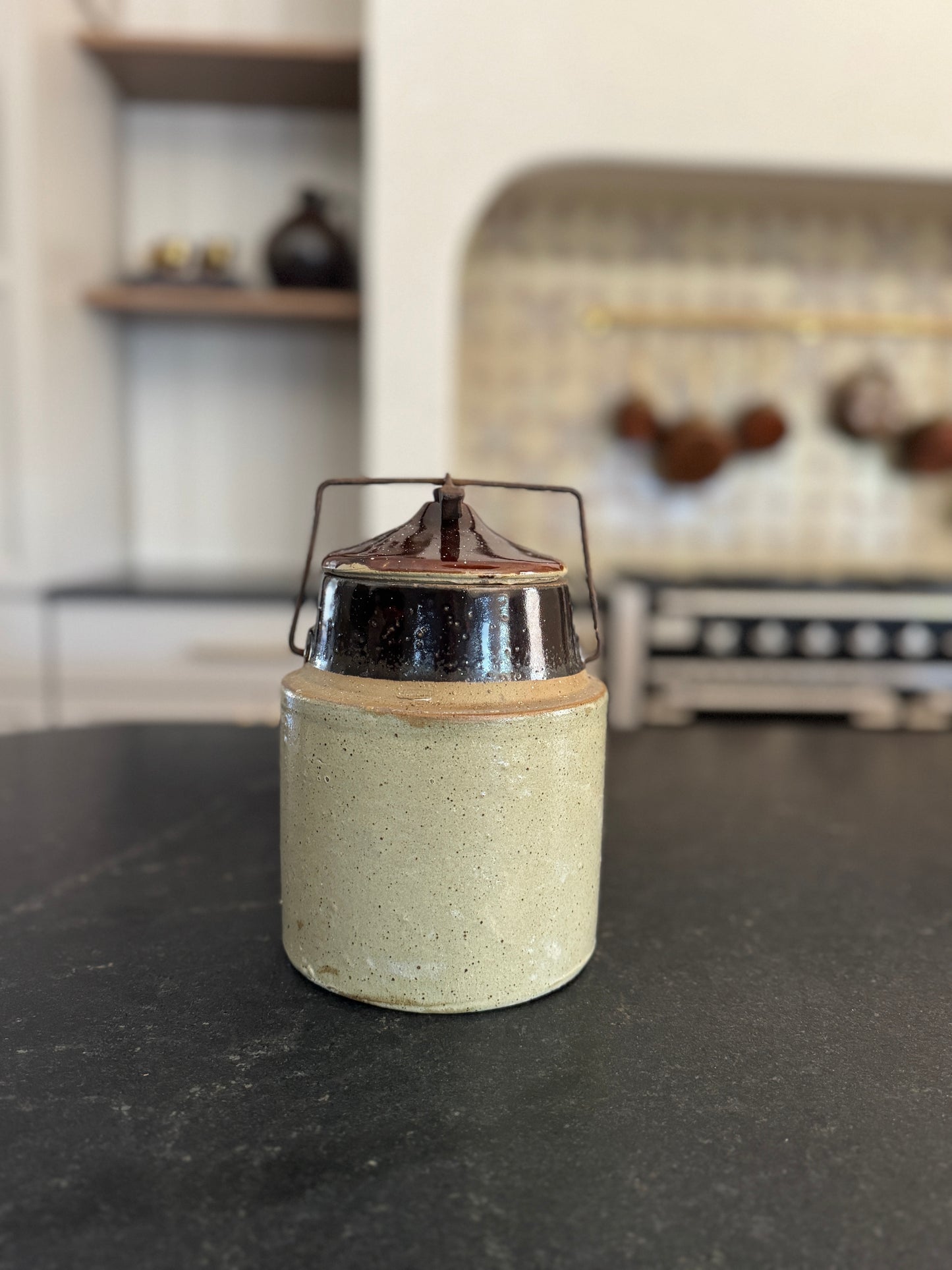 Stoneware Fruit Jar - Vintage