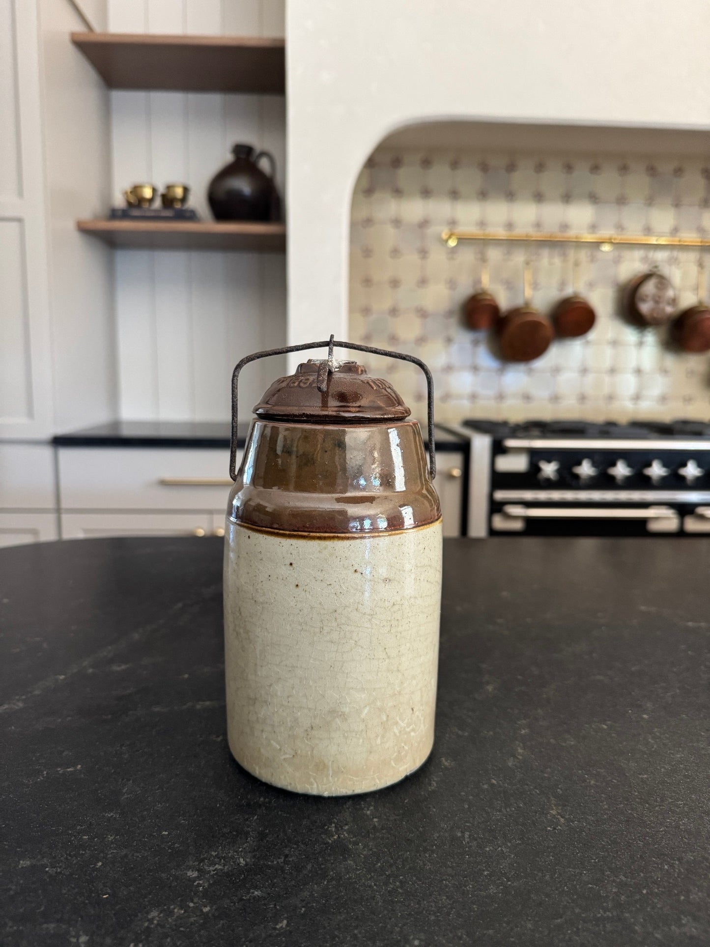 Stoneware Fruit Jar - Vintage