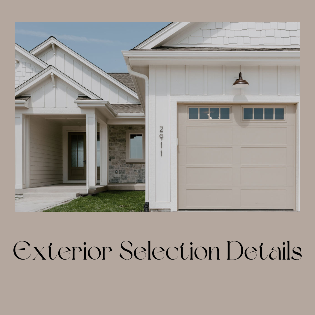 Exterior Selections Package 1