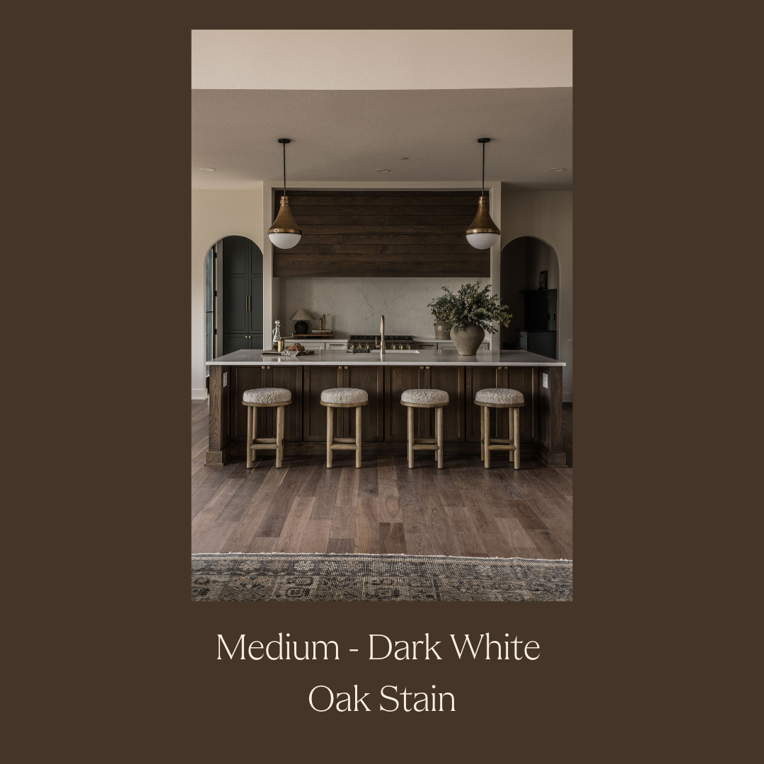 Medium-Dark White Oak Stain Formula